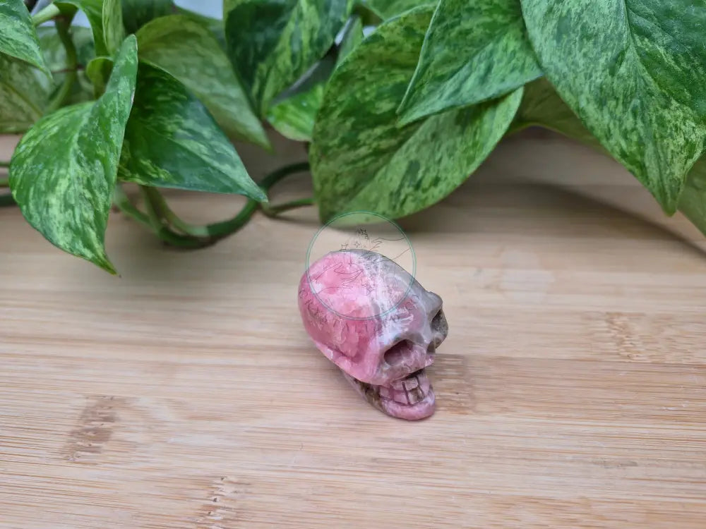 RHODOCHROSITE SKULL