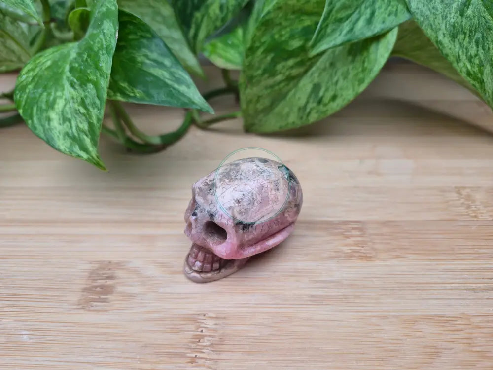 RHODOCHROSITE SKULL