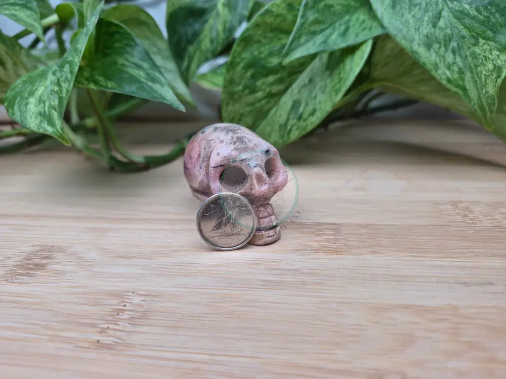 RHODOCHROSITE SKULL