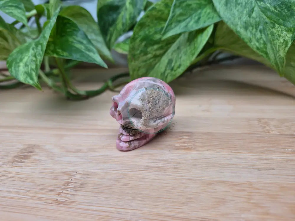 RHODOCHROSITE SKULL