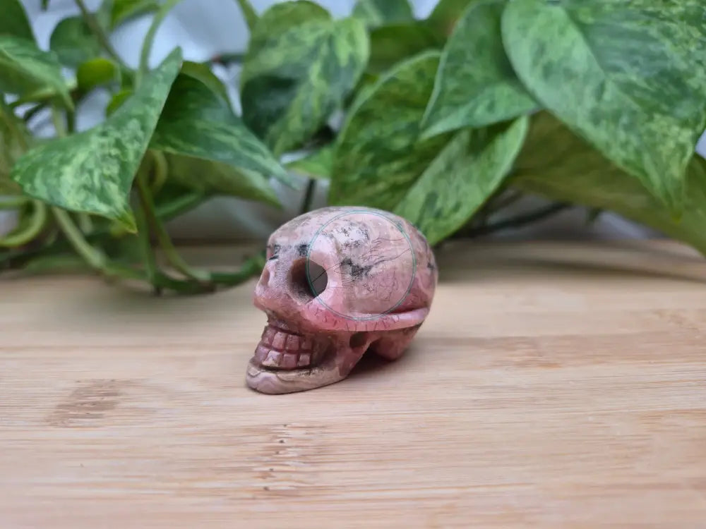 RHODOCHROSITE SKULL