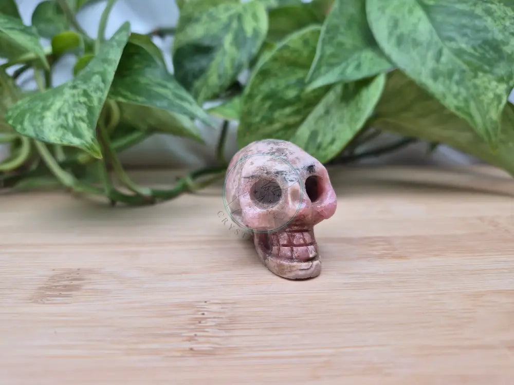 RHODOCHROSITE SKULL