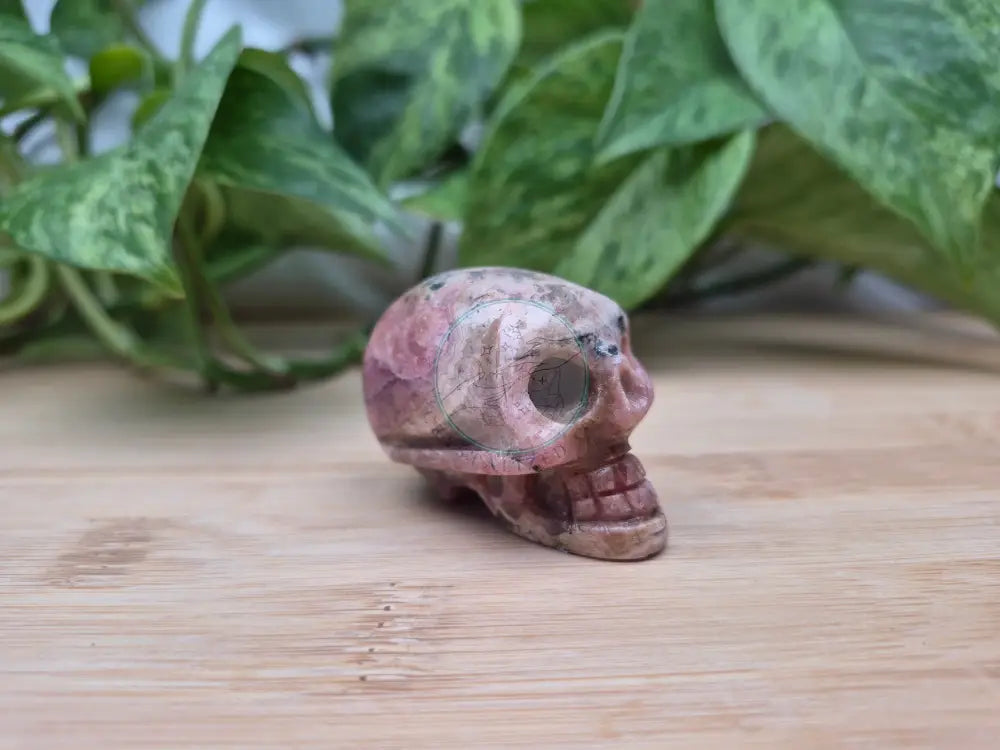 RHODOCHROSITE SKULL