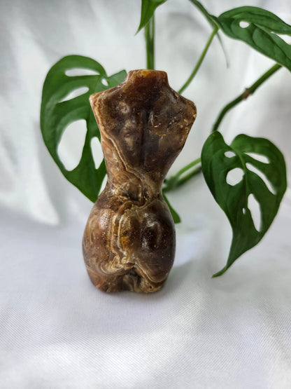 CHOCOLATE CALCITE GODDESS BODY (A - DARK)