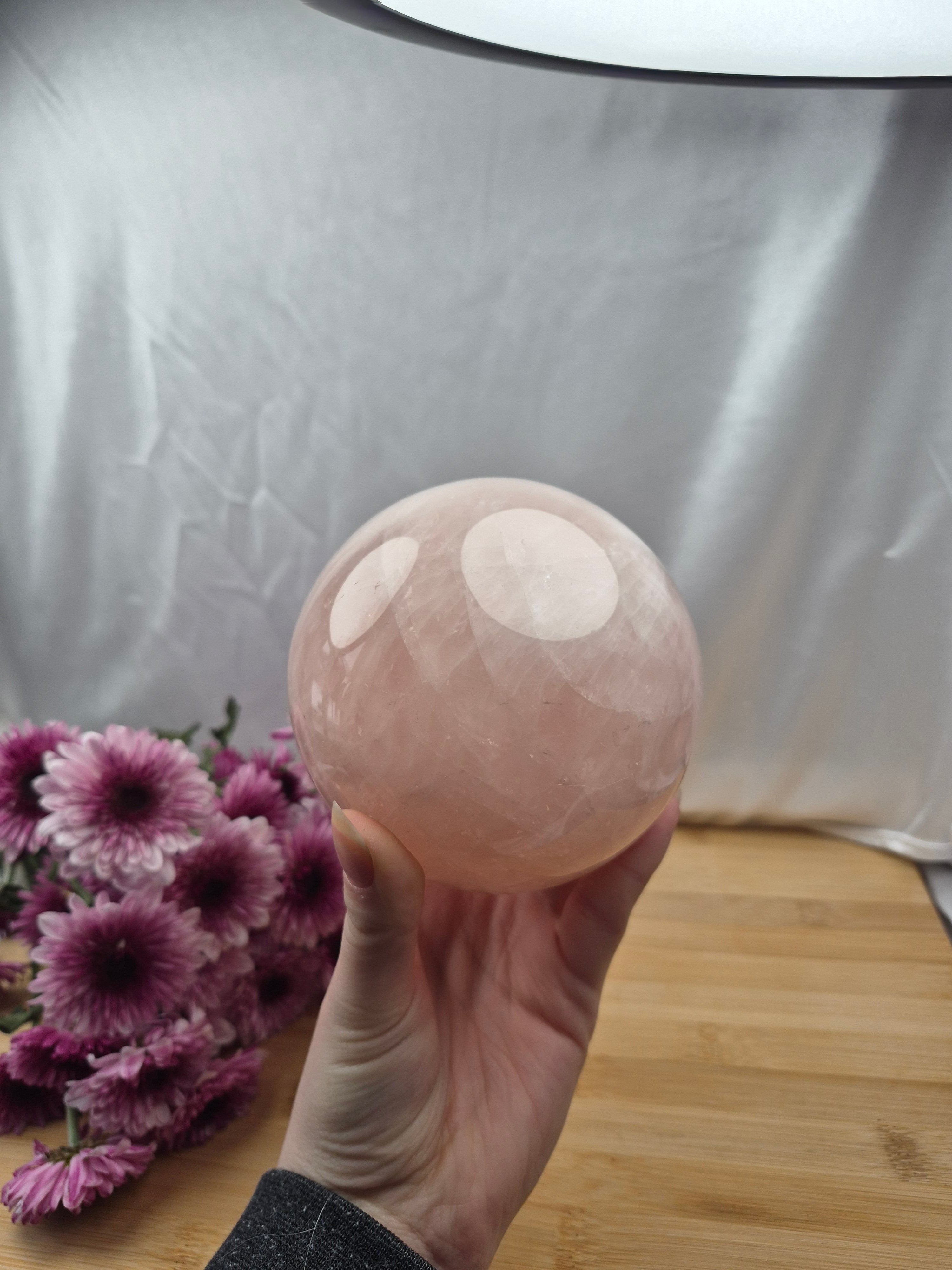 ROSE QUARTZ SPHERE
