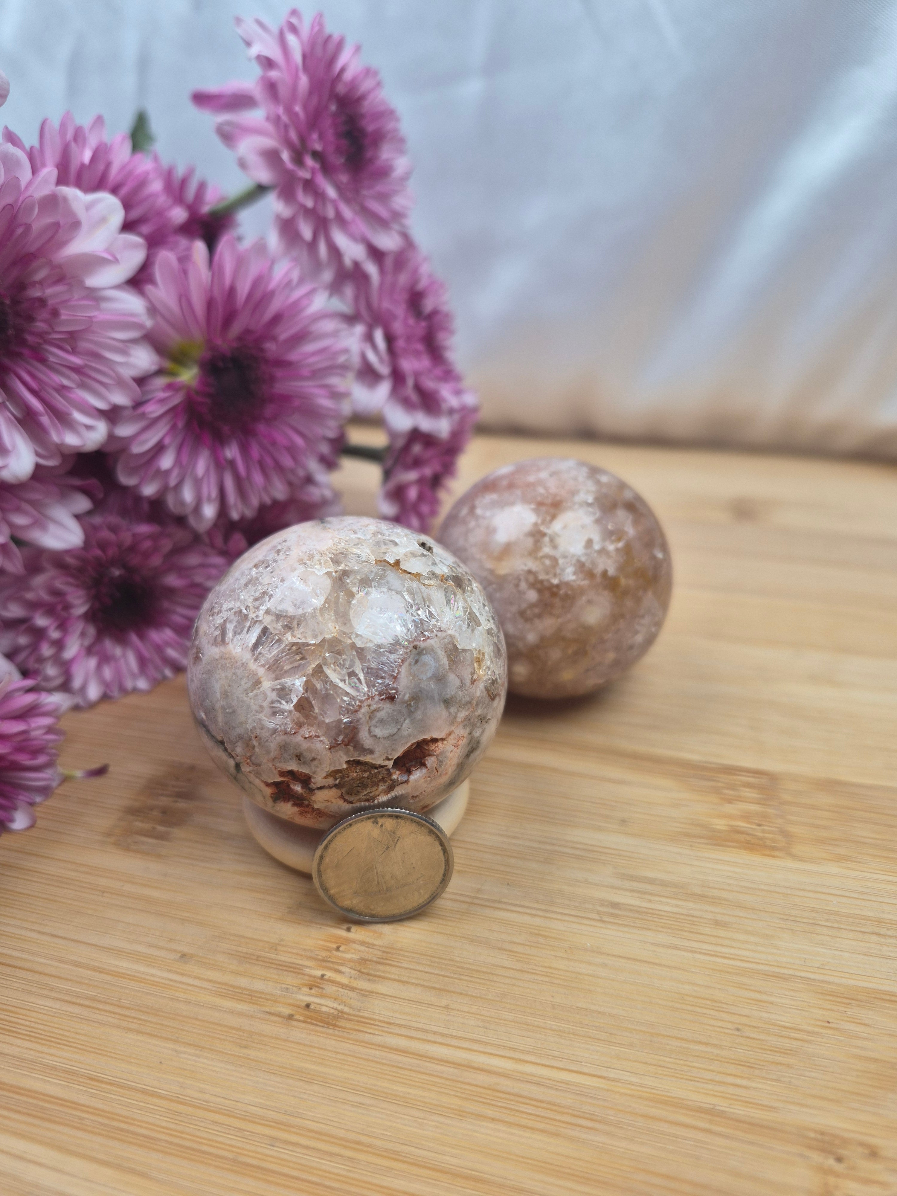 PINK AMETHYST SPHERE