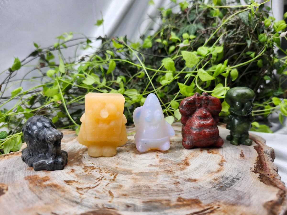 MIXED CRYSTAL SPONGEBOB SET (5pc)