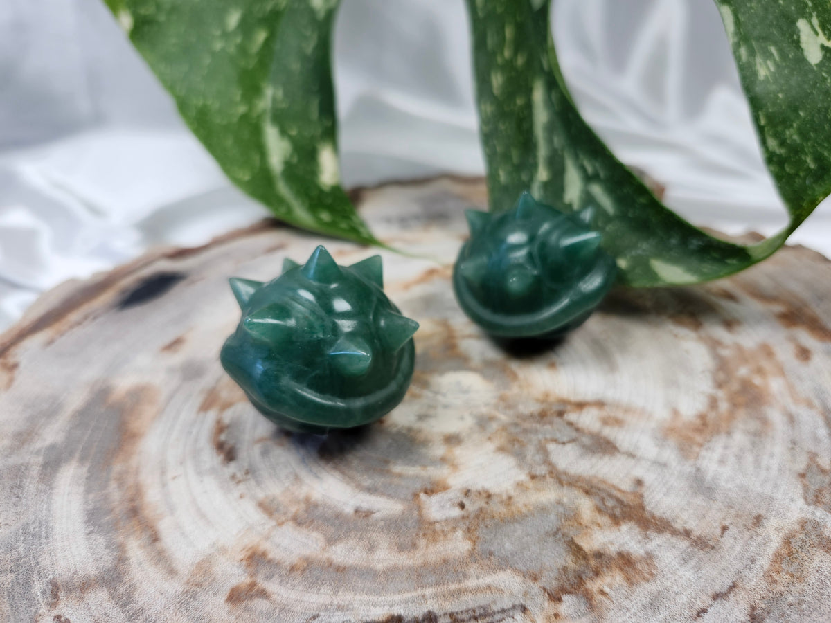 GREEN AVENTURINE TURTLE SHELL