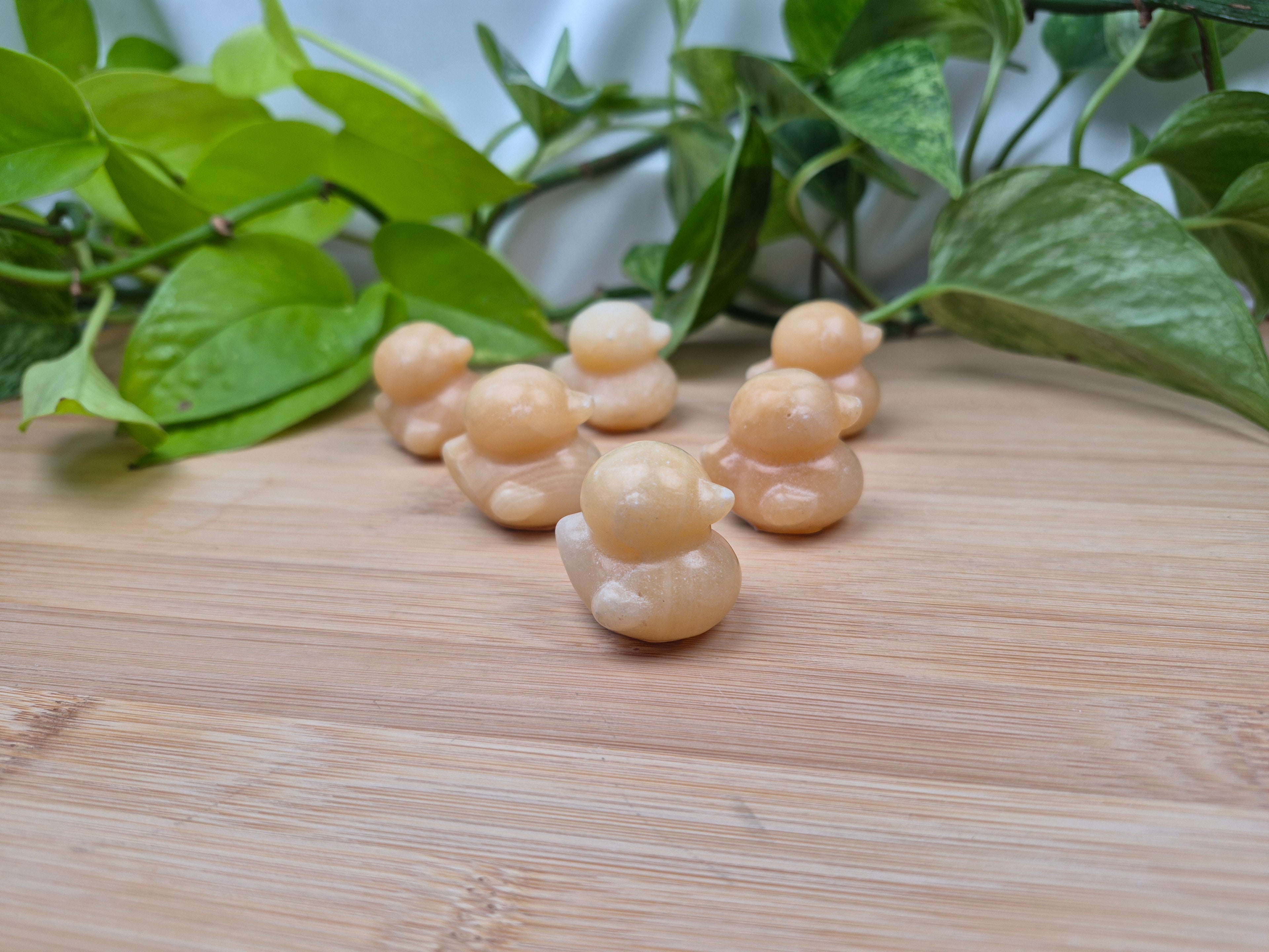 ORANGE CALCITE DUCK