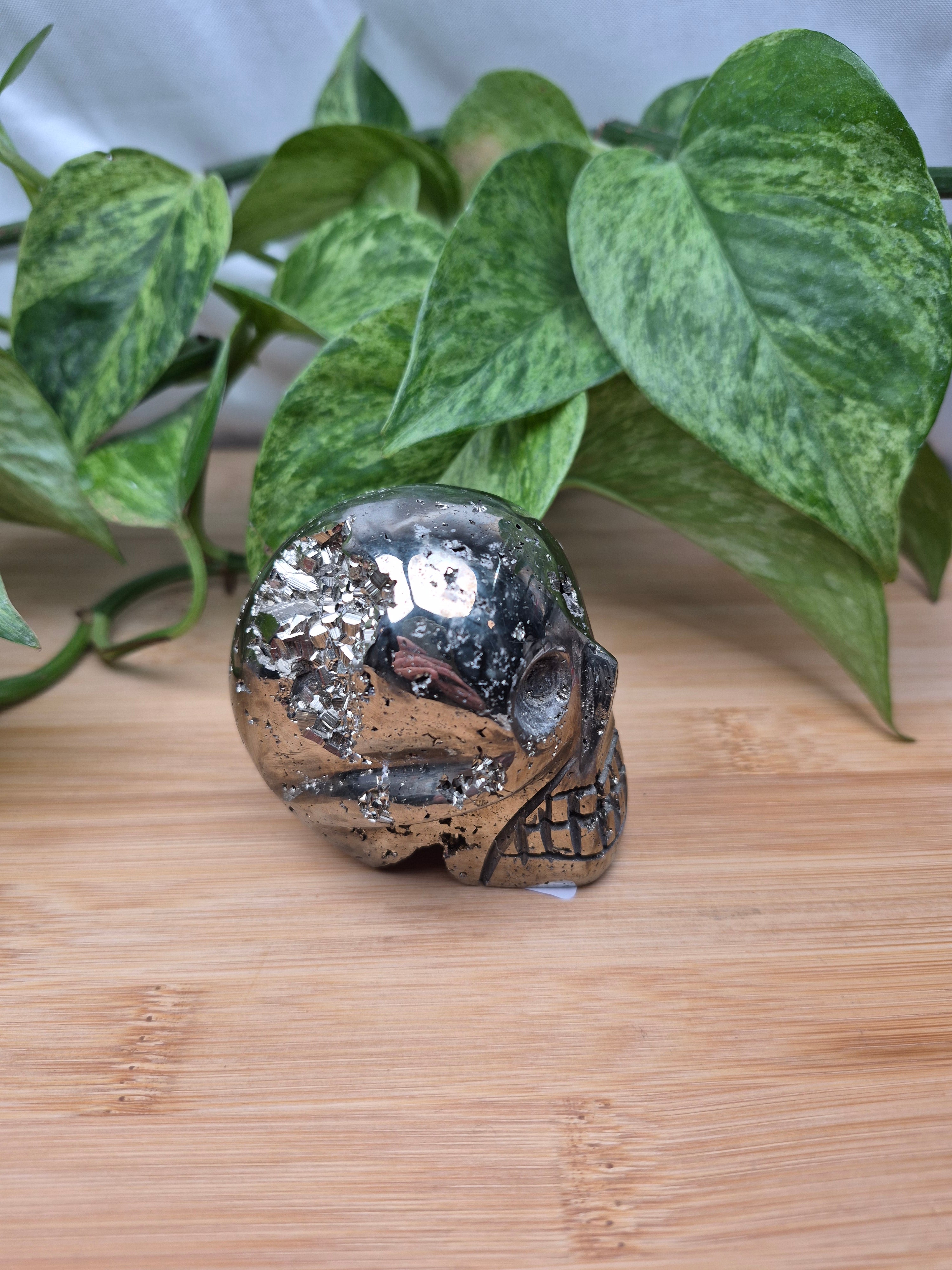 PYRITE SKULL