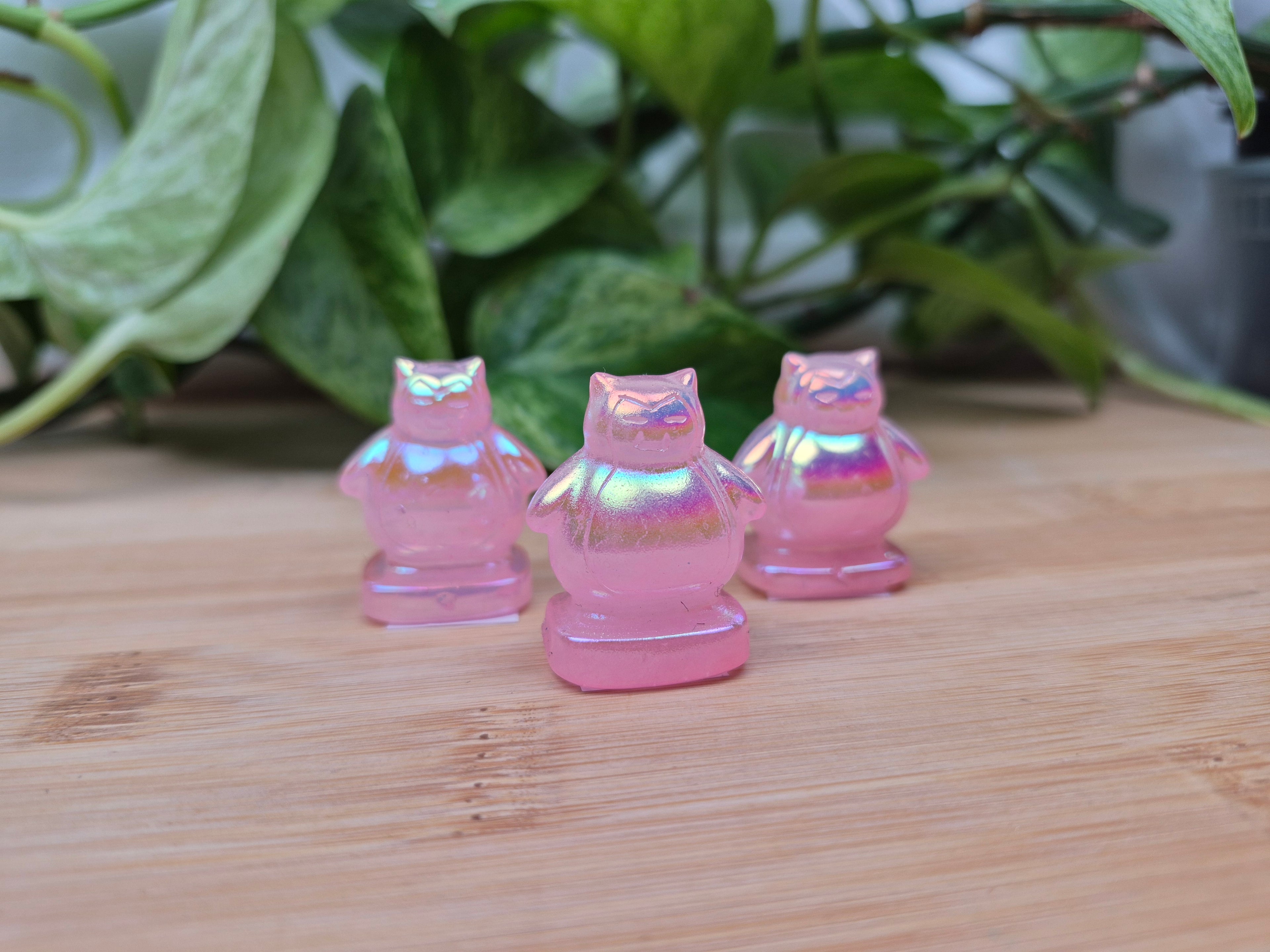 AURA ROSE QUARTZ SNORLAX