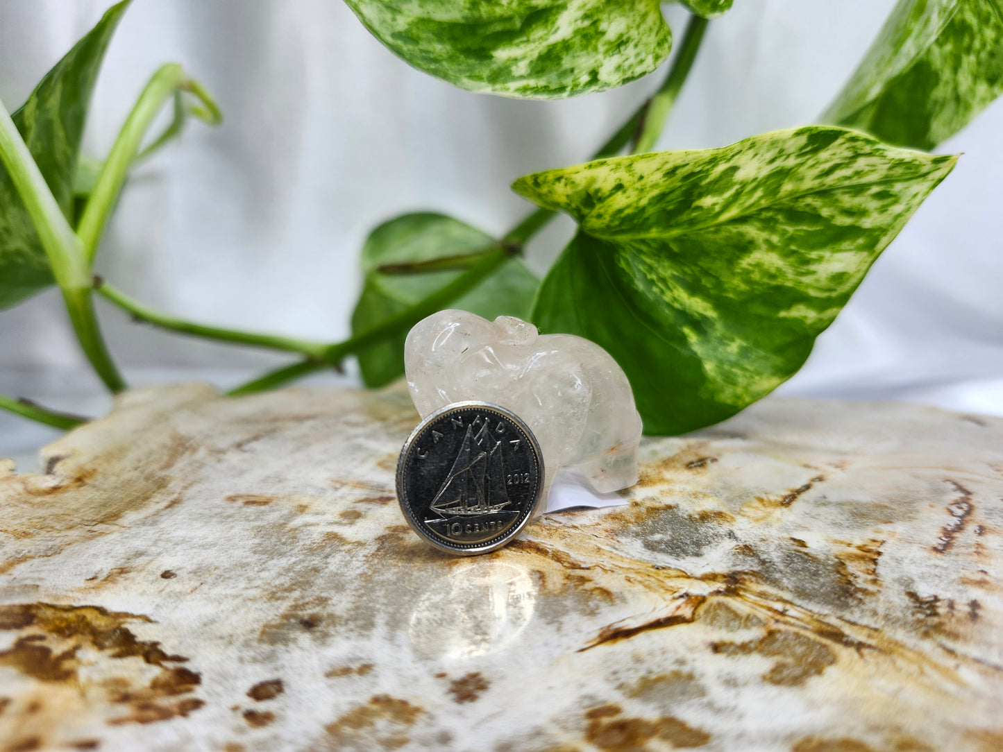 ROSE QUARTZ ELEPHANT