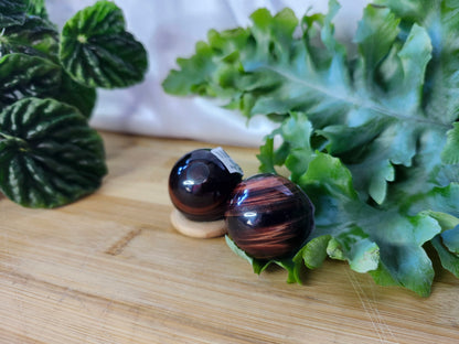 RED TIGER'S EYE SPHERE