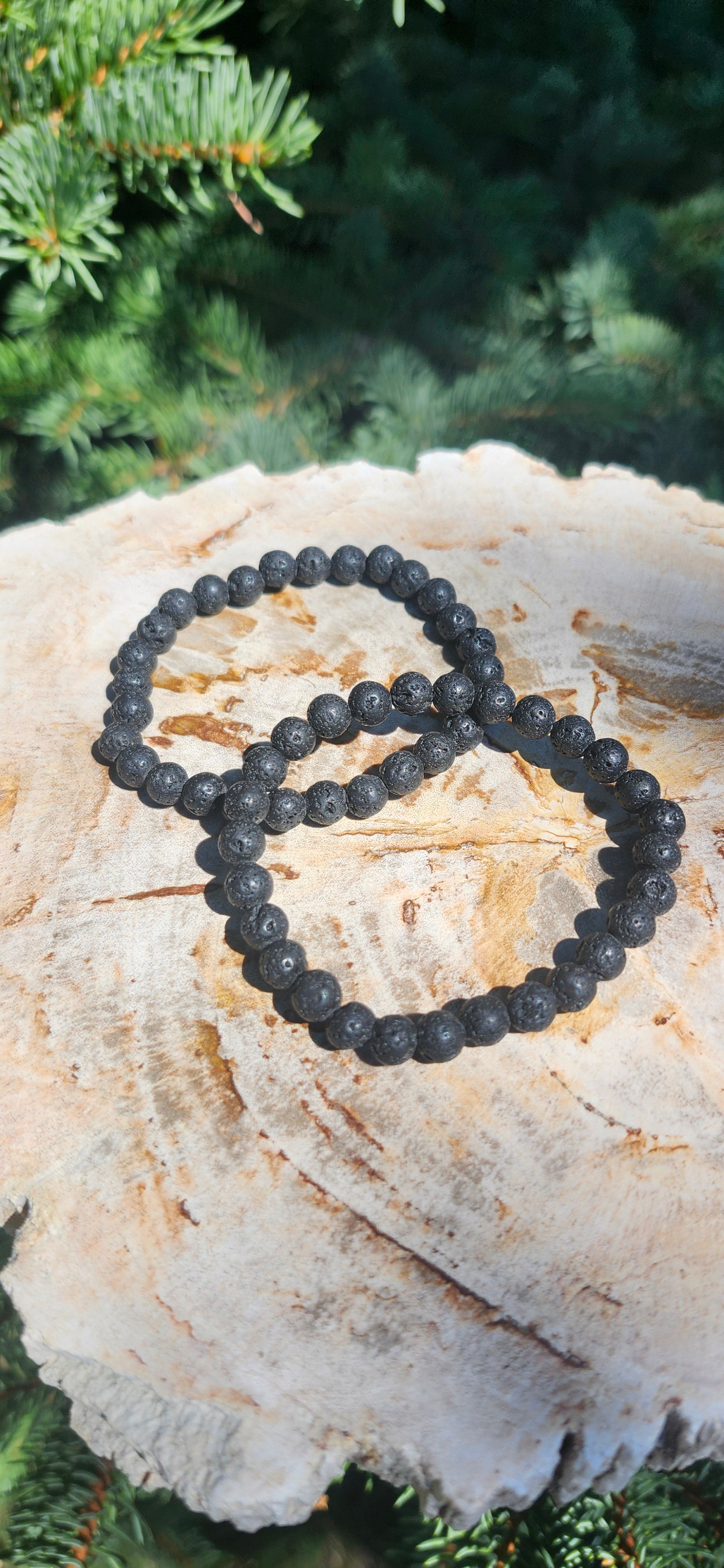 6mm LAVA STONE BRACELET