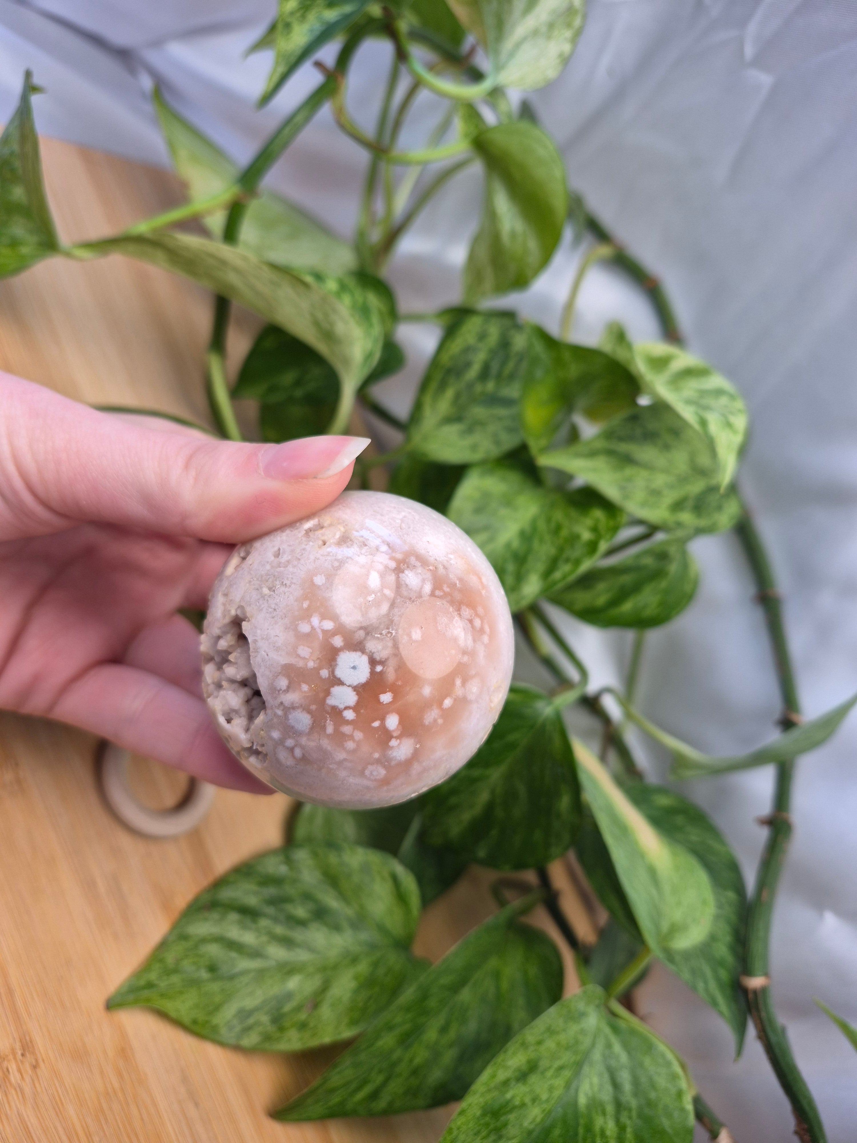PINK AMETHYST SPHERE