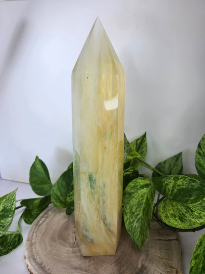 YELLOW FAIRY GLASS TOWER LG