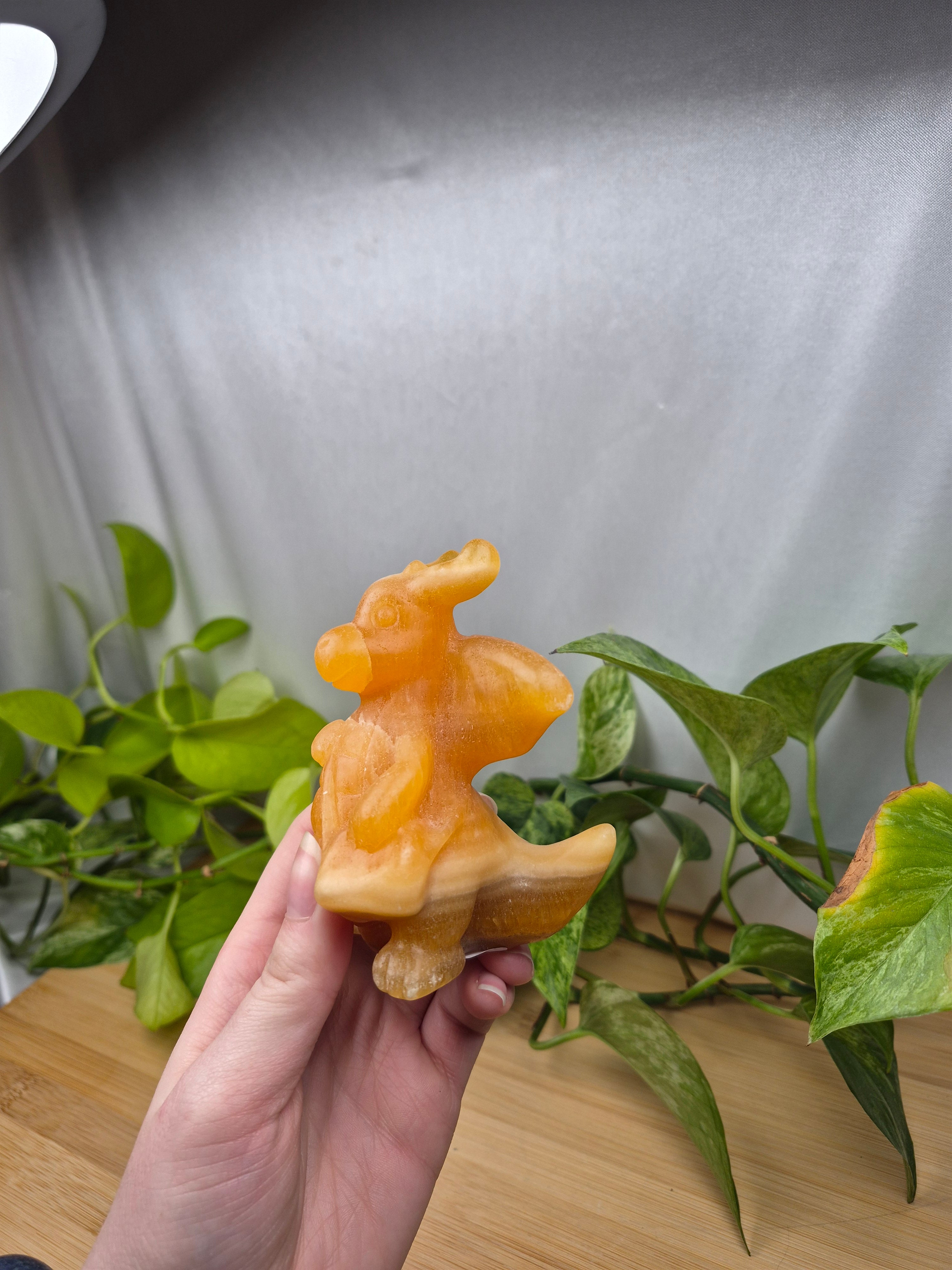ORANGE CALCITE DRAGONITE