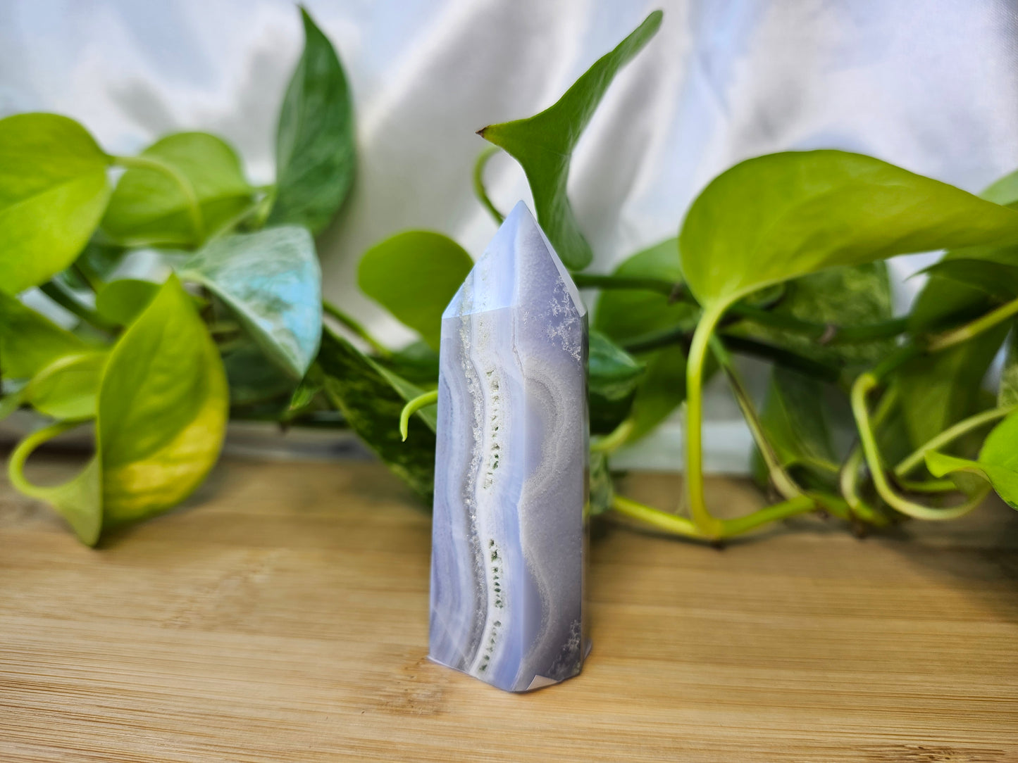BLUE LACE AGATE TOWER