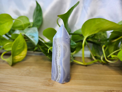 BLUE LACE AGATE TOWER