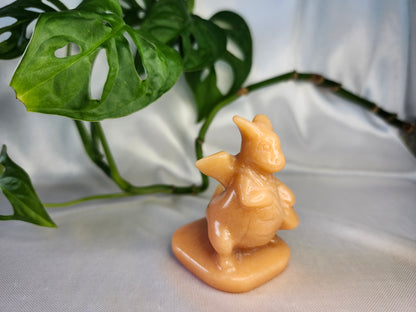 PEACH AVENTURINE DRAGONITE LG