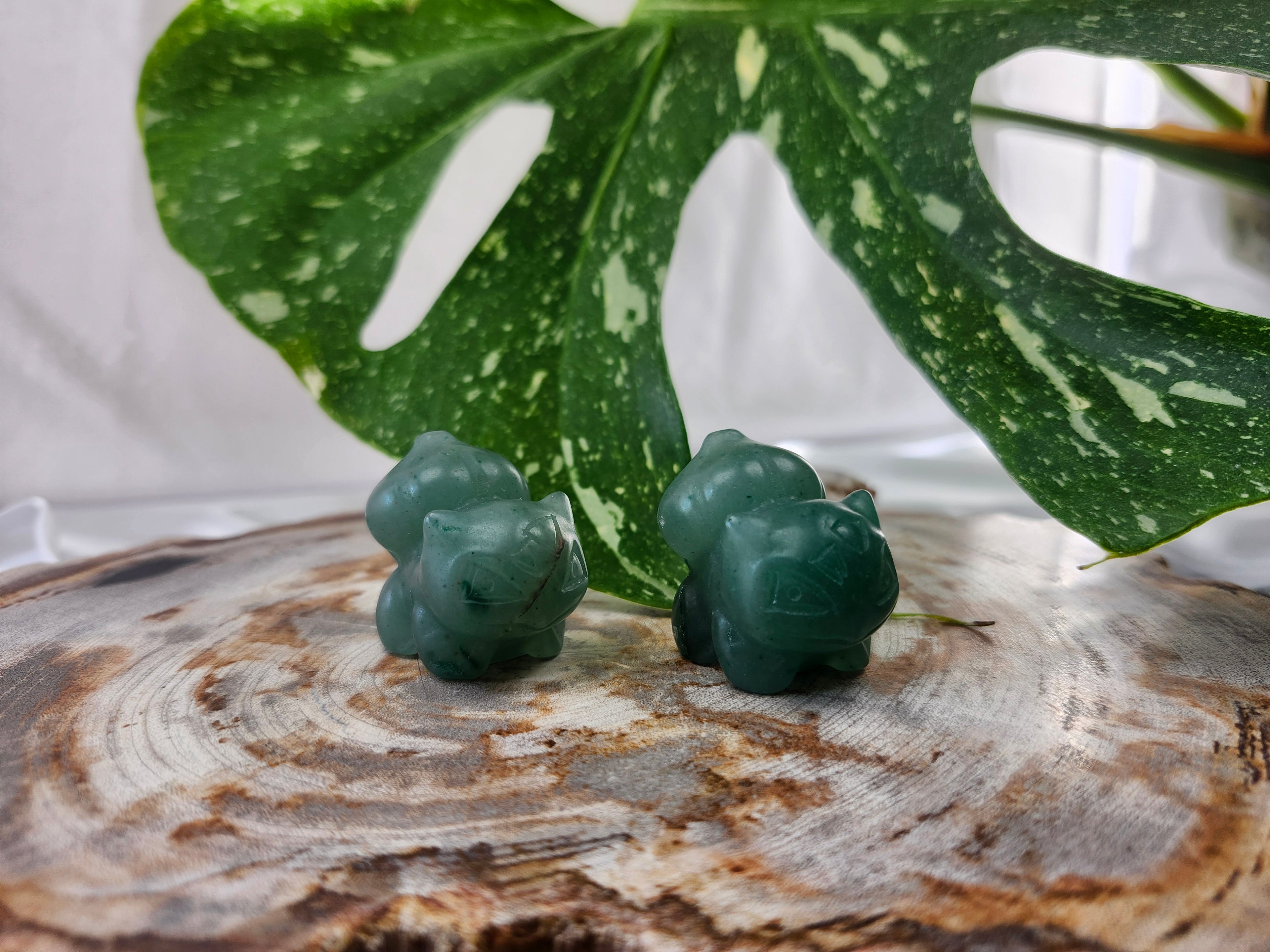 GREEN AVENTURINE BULBASAUR