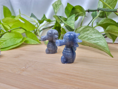 BLUE AVENTURINE HORSEA