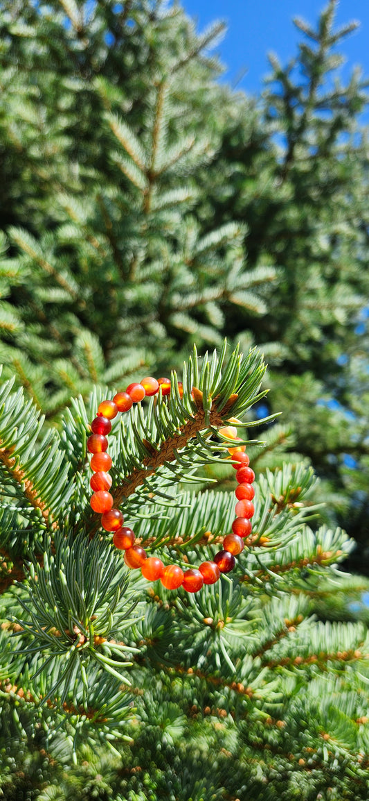 6mm CARNELIAN BRACELET