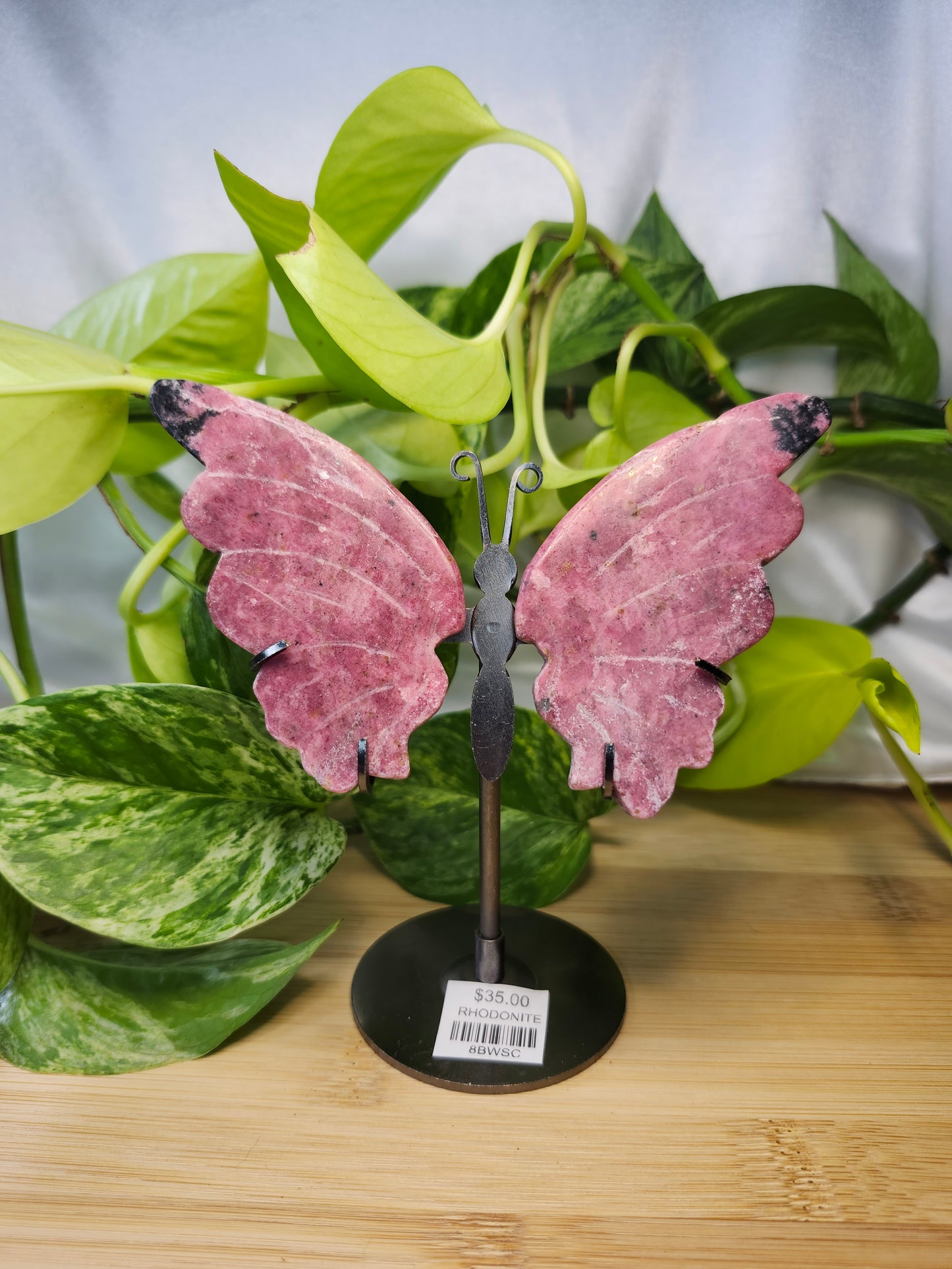 RHODONITE BUTTERFLY WINGS