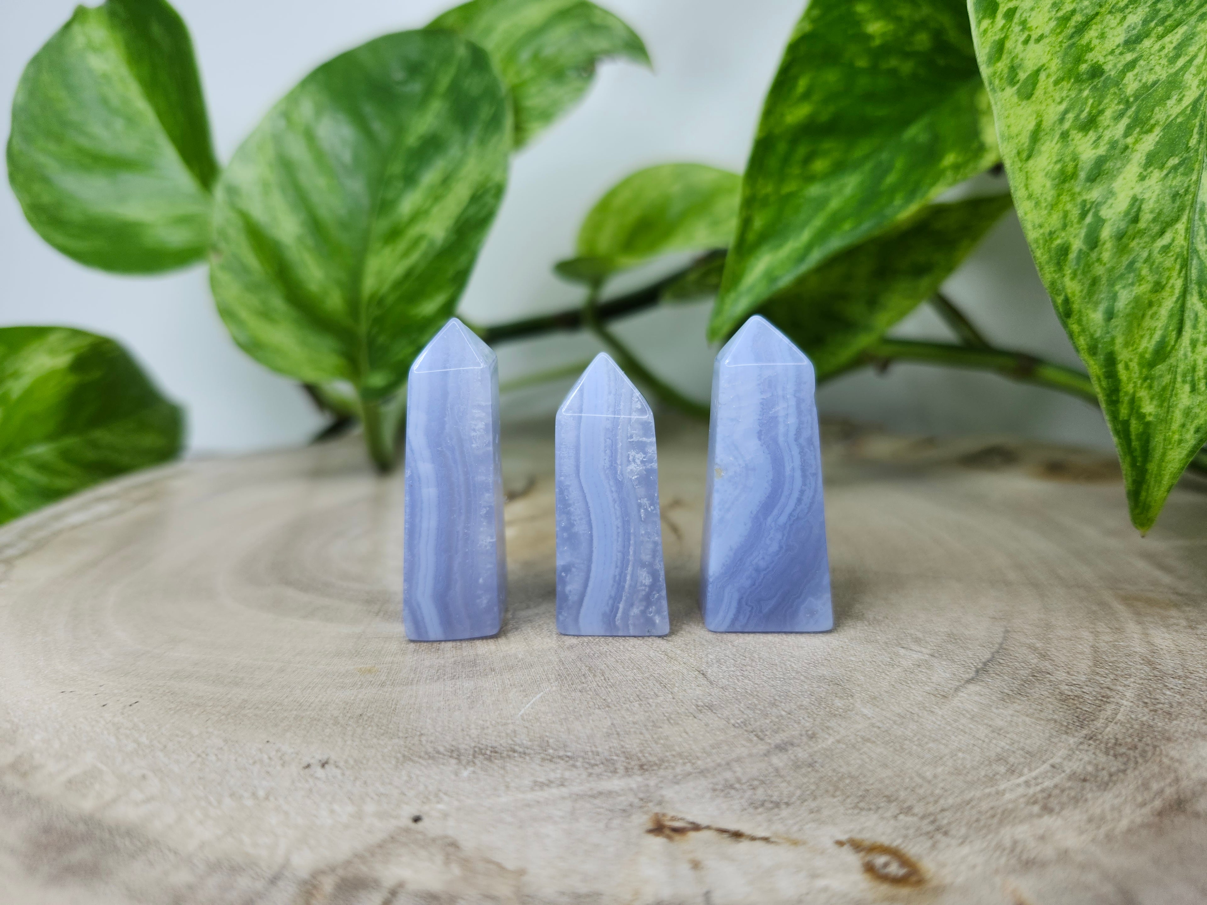 BLUE LACE AGATE TOWER