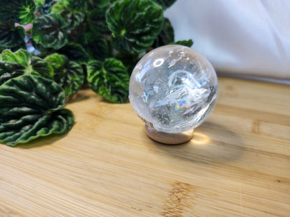 CLEAR QUARTZ SPHERE