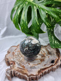 MOSS AGATE SPHERE 516g