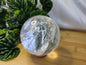 CLEAR QUARTS W/GARDEN SPHERE