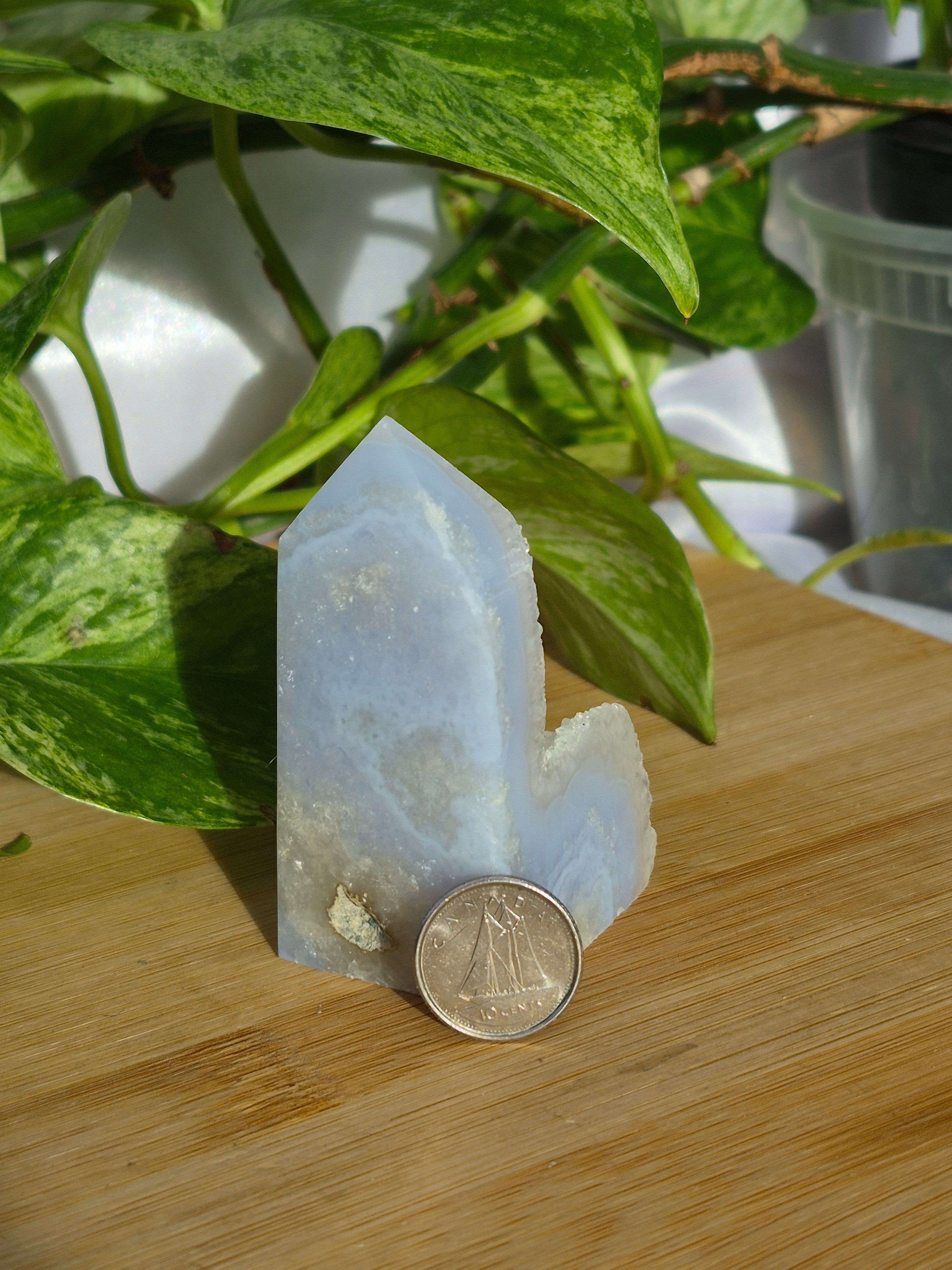 BLUE LACE AGATE TOWER