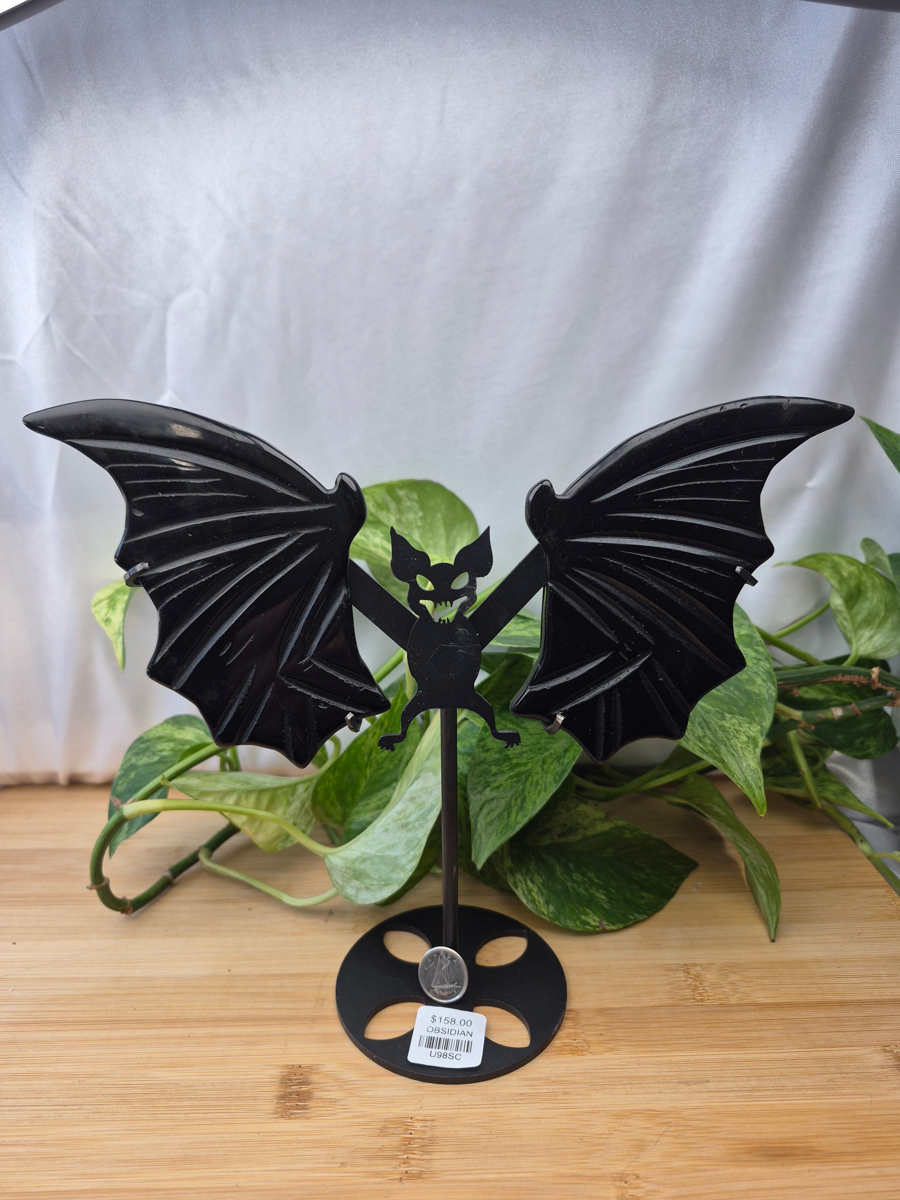 OBSIDIAN BAT WINGS LG