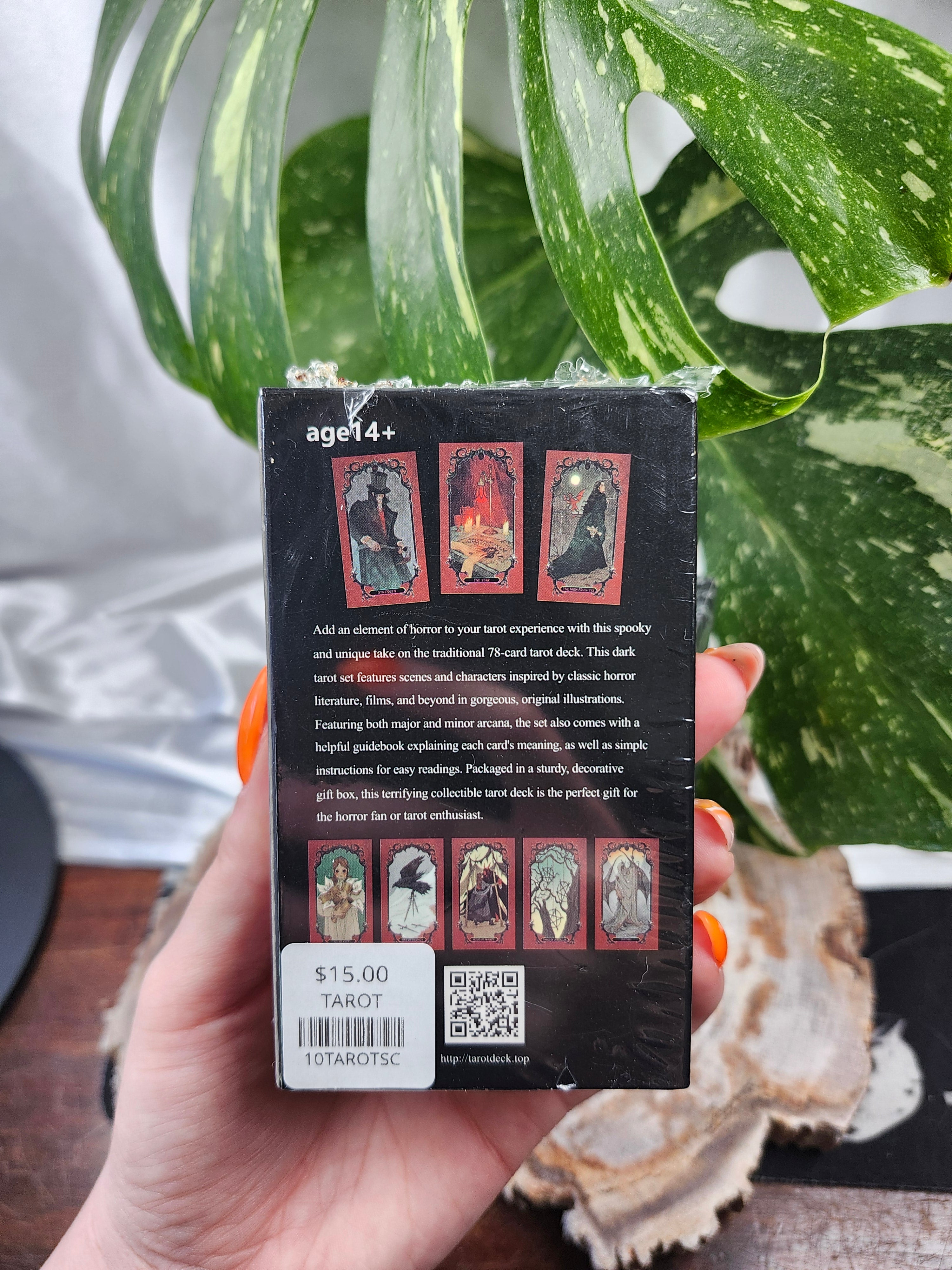 HORROR TAROT CARDS
