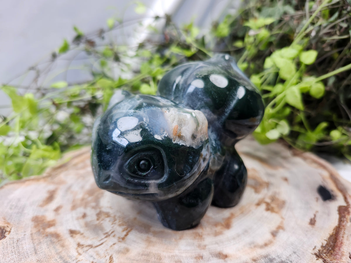 XL MOSS AGATE BULBASAUR
