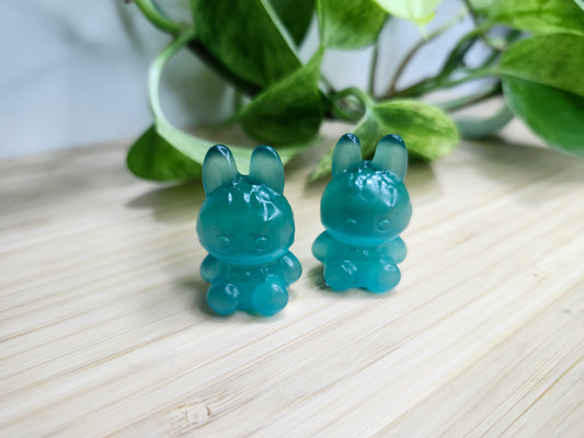 TEAL CATS EYE LABUBU