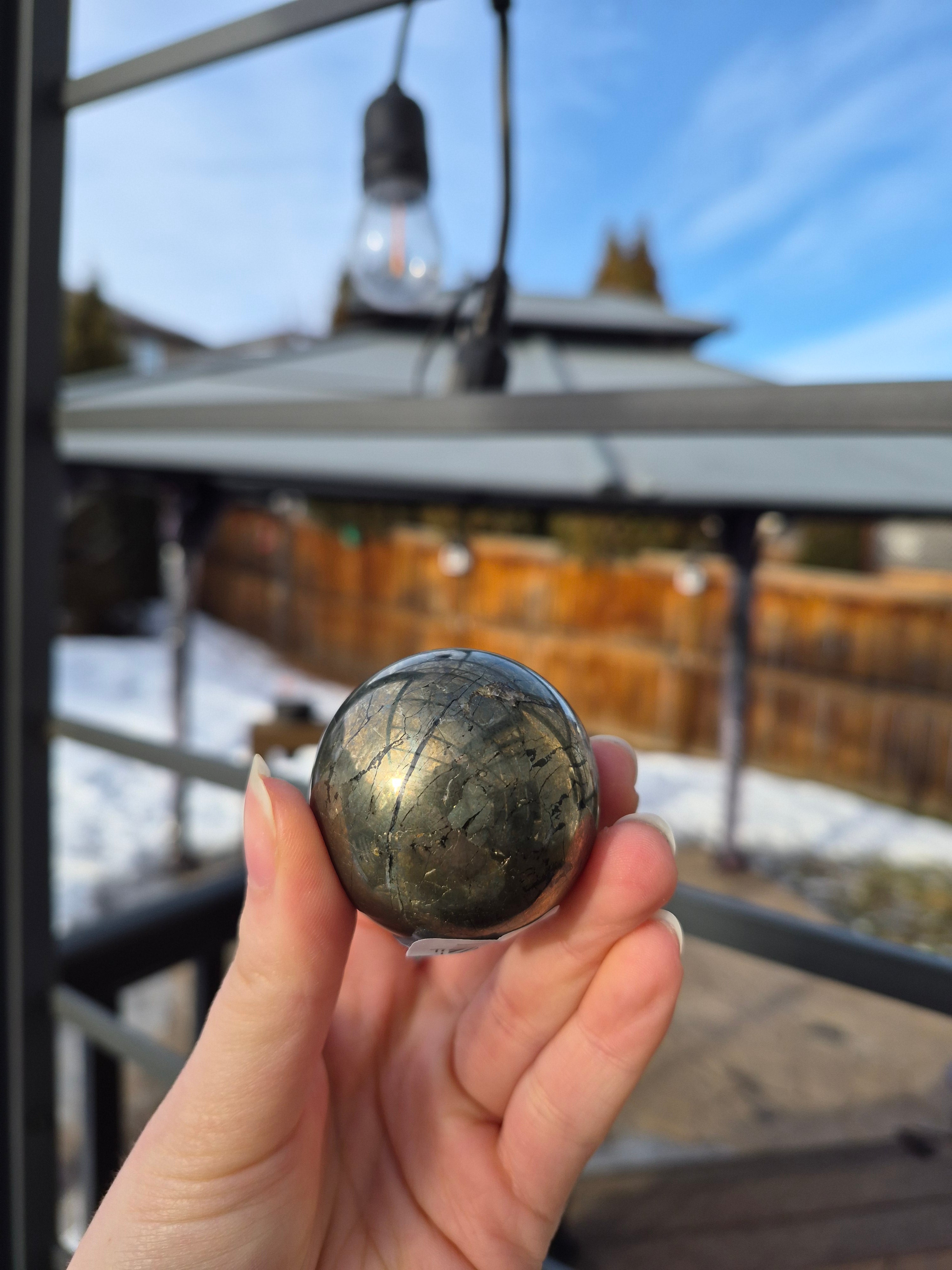 PYRITE SPHERE
