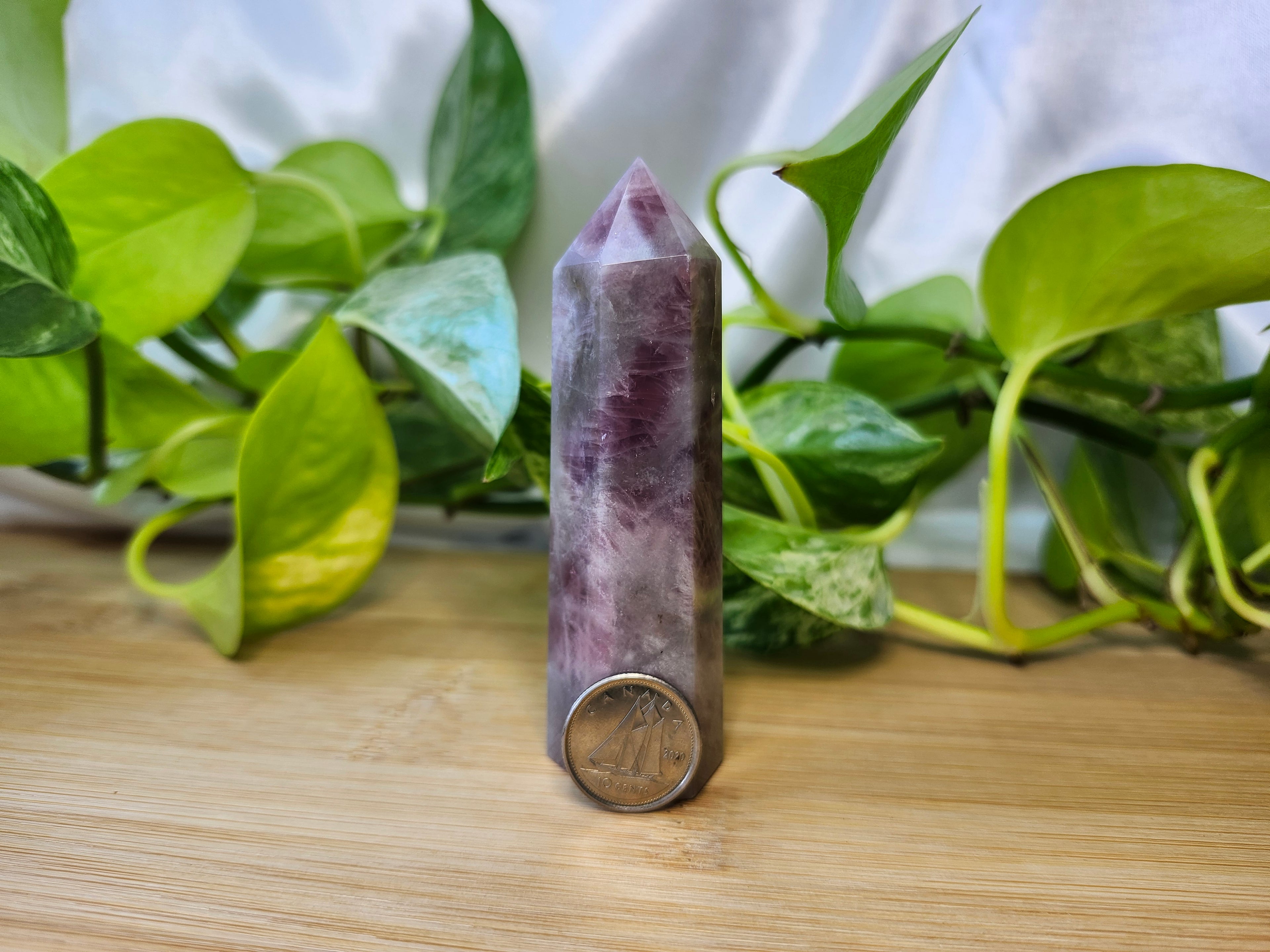 LAVENDER ROSE QUARTZ TOWER