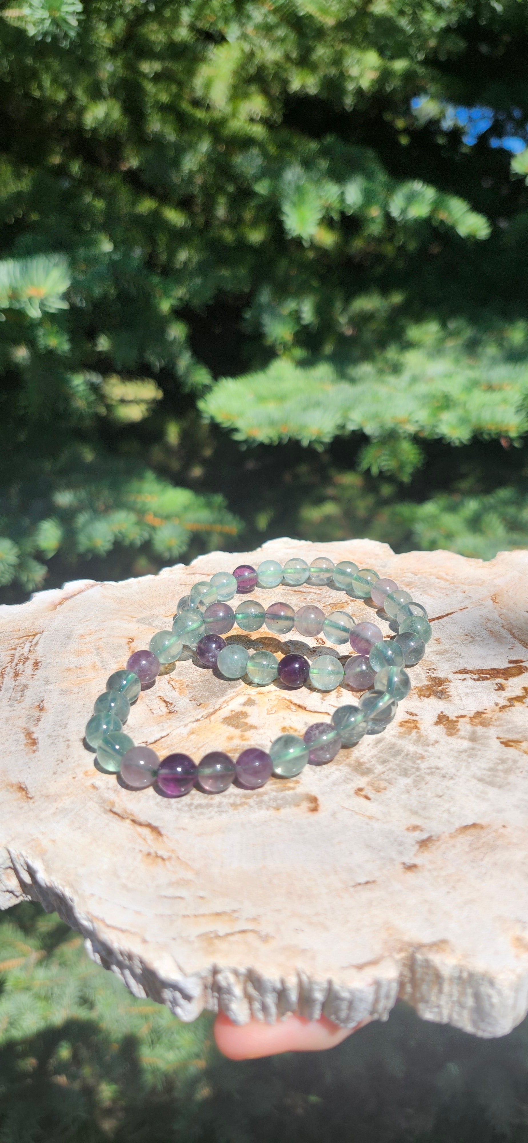 8mm FLUORITE BRACELET