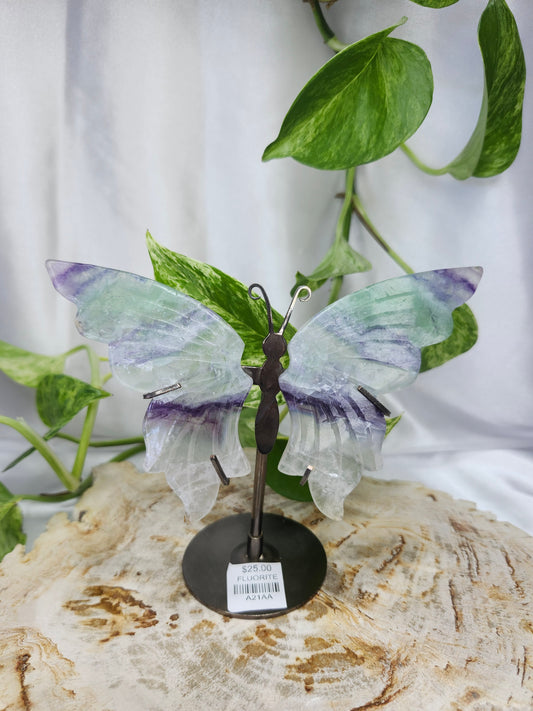 FLUORITE BUTTERFLY WINGS