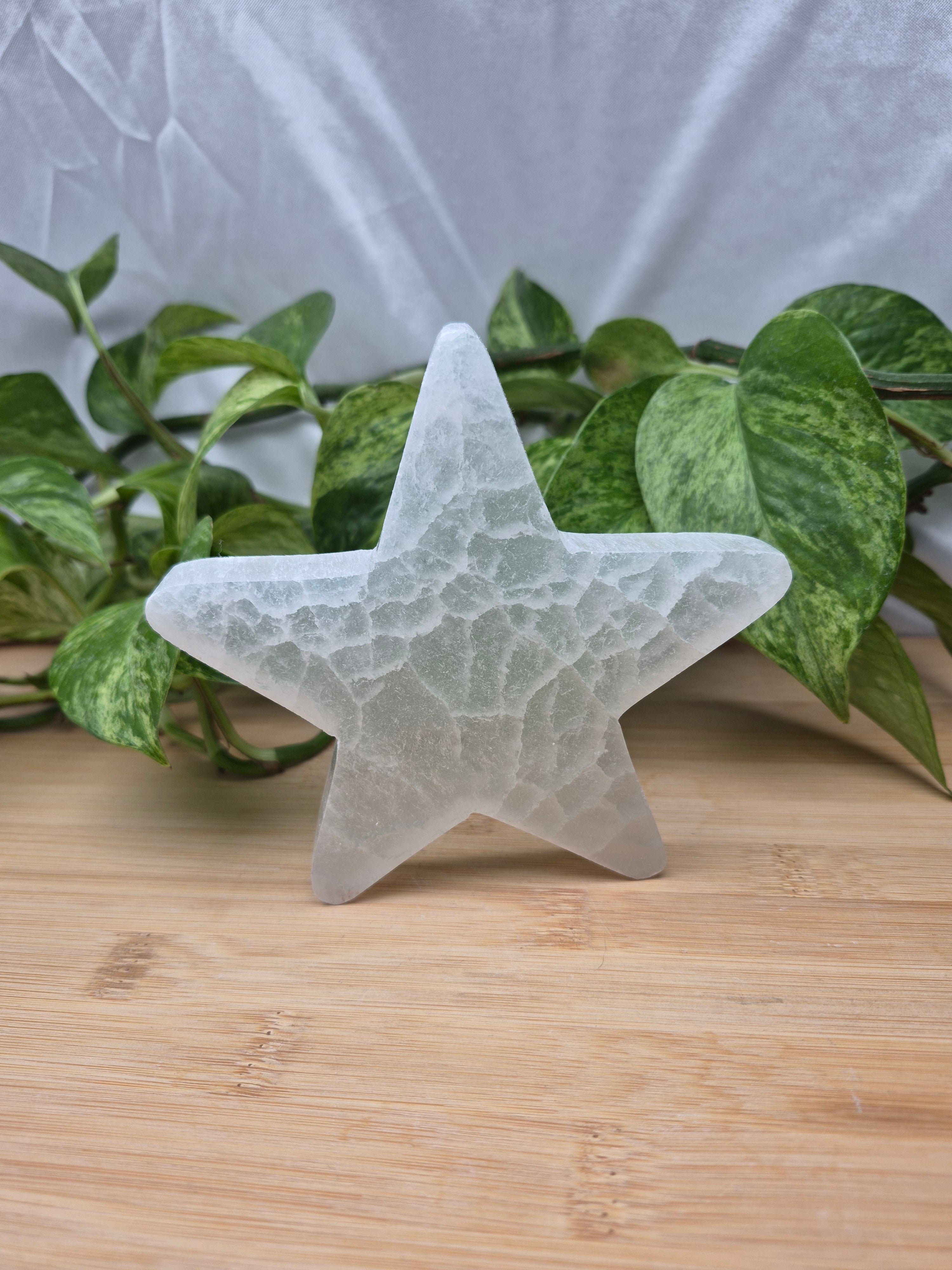 SELENITE STAR PLATE