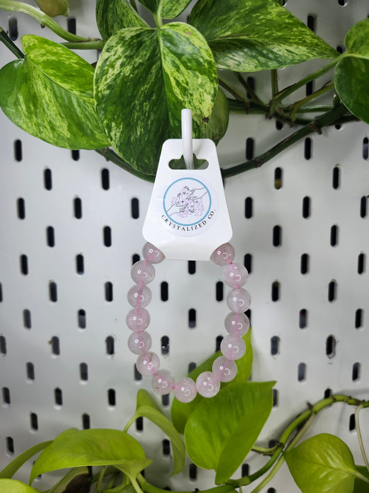 12mm ROSE QUARTZ BRACELET