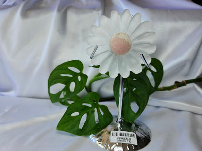 SELENITE DAISY ON STAND