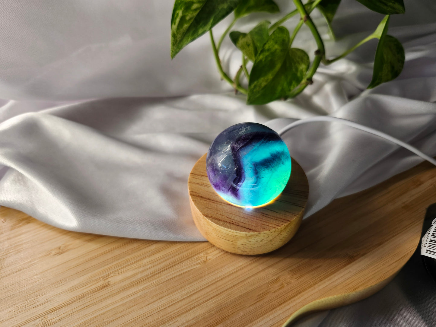 RAINBOW FLUORITE SPHERE