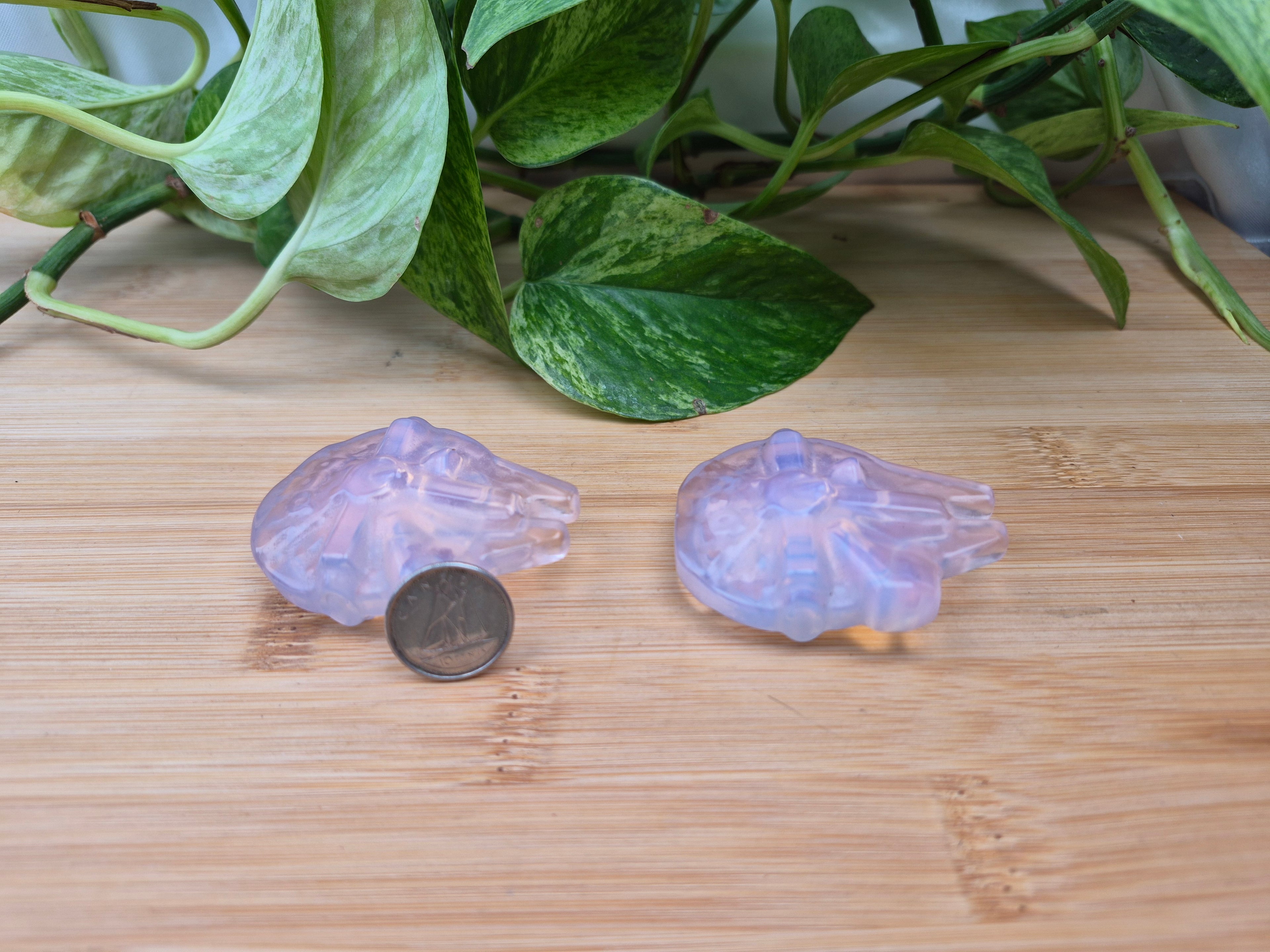 PINK OPALITE MILLENNIUM FALCON