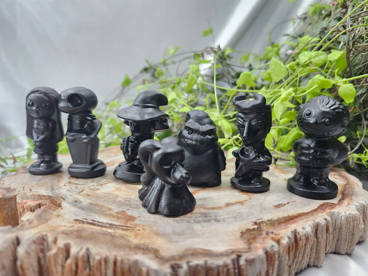 MIXED CRYSTAL NIGHTMARE BEFORE XMAS SET (7pc)