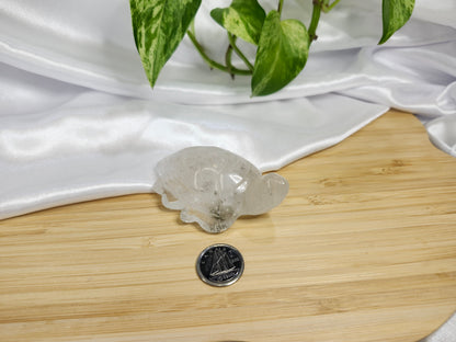 CLEAR QUARTZ SEA TURTLE