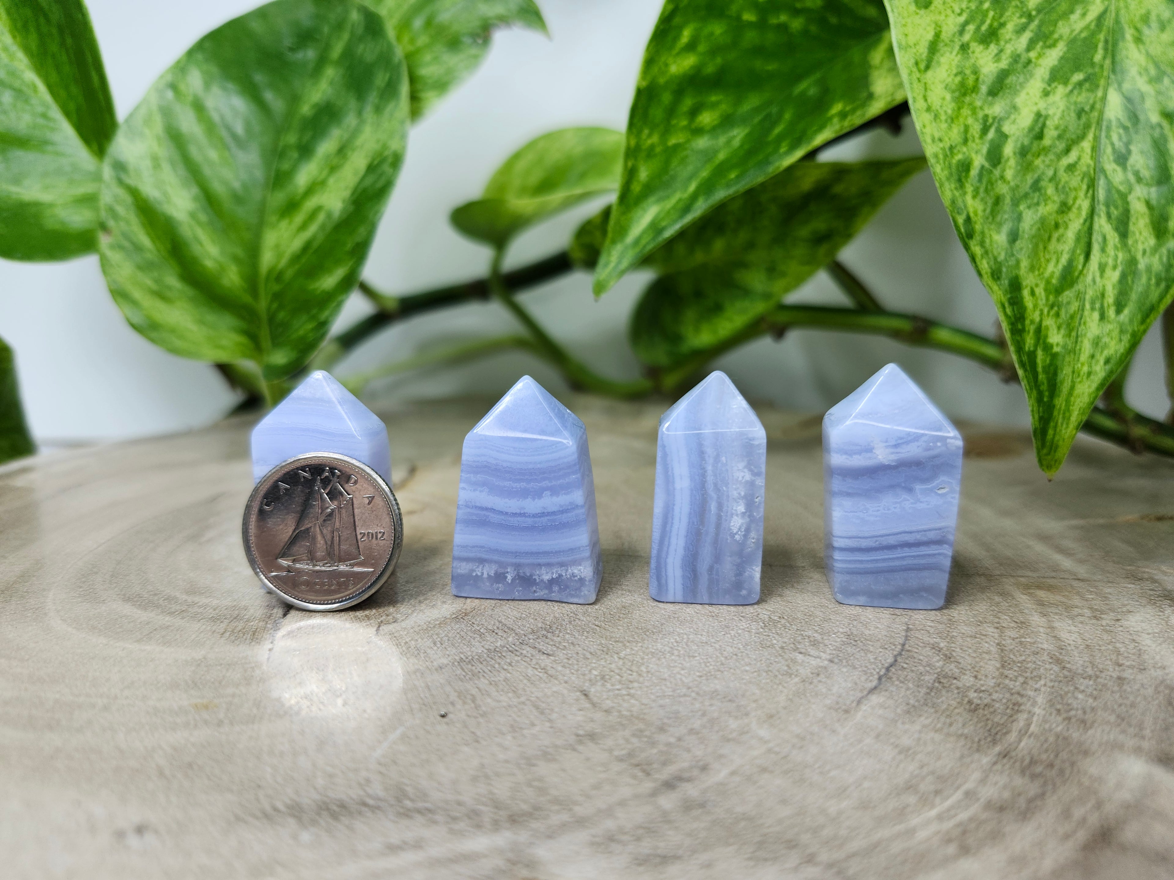 BLUE LACE AGATE TOWER