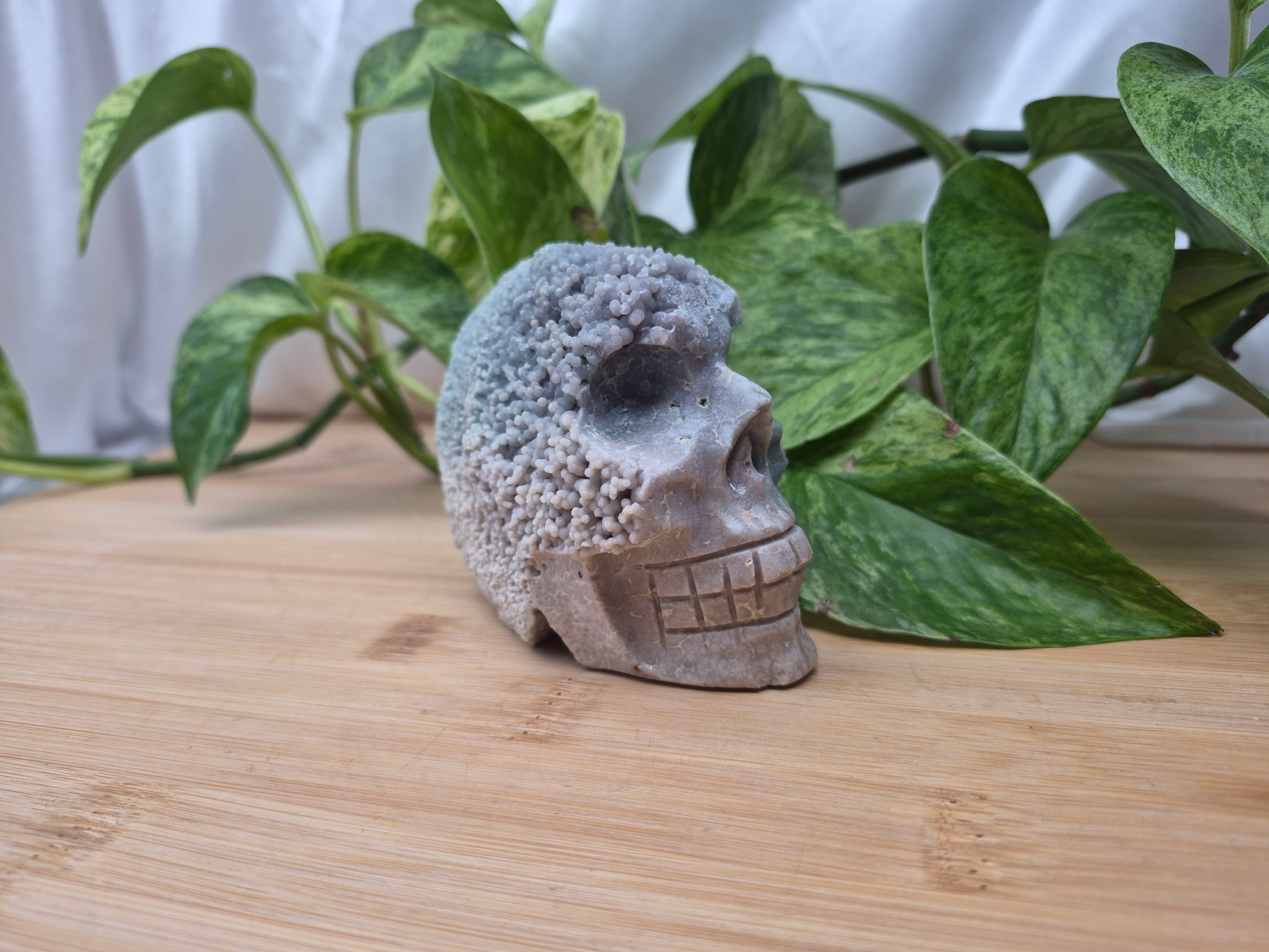 GRAPE AGATE SKULL